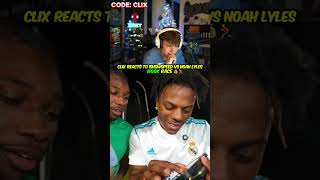 Clix REACTS to the IShowSpeed Vs Noah Lyles 100k race 💰🏃‍♂️ [upl. by Rockey]