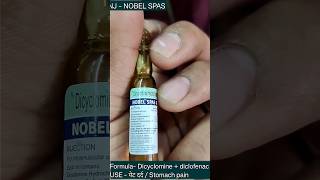 Nobel spas injection stomach pain  stone pain  dicyclomine amp diclofenac  use [upl. by Marlie]