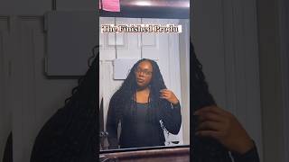 Distressed Crochet Locs Rubber Band Method hairtutorial fauxlocs protectivestyles blackhair diy [upl. by Nylannej]