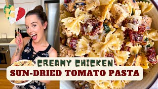 Creamy Sun Dried Tomato Pasta with Chicken [upl. by Julian]