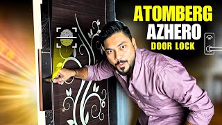 Fingerprint DOOR LOCK SYSTEM  Atomberg AZHERO Smart Door Lock Review [upl. by Strephonn]