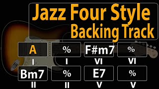 Jazz Four style A Fm7 Bm7 E7 Backing track 120bpm [upl. by Aehcsrop]