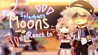 Solarballs moons reacts to the moon revolution  part 56  Gacha Club [upl. by Hahsi]