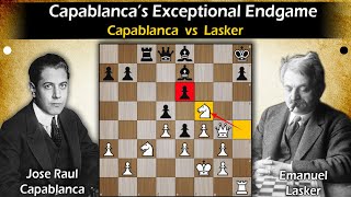 Capablanca’s Exceptional Endgame  Capablanca vs Lasker 1924 [upl. by Claudelle328]