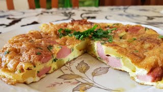 FRITTATA GOLOSA VELOCISSIMA DA PREPARARE secondi veloci super [upl. by Durward554]