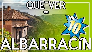 QUE VER en ALBARRACÍN ¡¡¡ NO TE PIERDAS ESTO  en el pueblo MÁS BONITO de ESPAÑA [upl. by Weisbrodt]