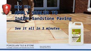 LTP  How do I seal my Indian Sandstone Paving [upl. by Fineman]