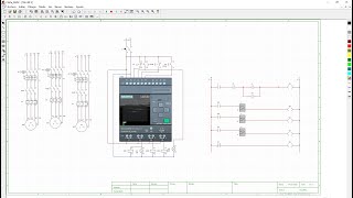 Programación de tres motores con temporizadores en PLC logo en Ladder utilizando CADESIMU [upl. by Goraud]