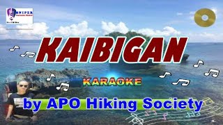 KAIBIGAN karaoke by APO Hiking Society [upl. by Ethbinium527]