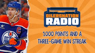 Connor McDavid gets 1000 Points and the Edmonton Oilers go streaking [upl. by Maxfield]