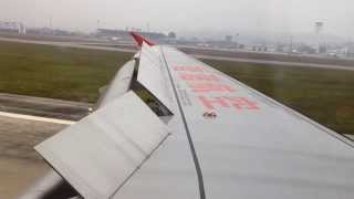 Hong Kong Airlines A320 Landing in Nanning China HX133 [upl. by Nairod]