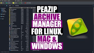 PeaZip is a FREE Archive Manager for Windows Mac amp Linux [upl. by Michon]