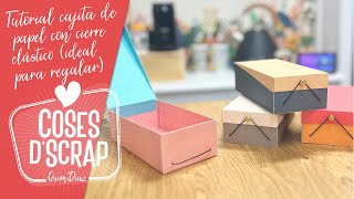 Tutorial Cajita con cierre elástico Ideal para regalar [upl. by Yttisahc]