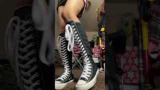 Knee high converse unboxing [upl. by Agnimod]