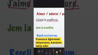 Fransızca günlük cümleler fransızcaöğrenmek fransizca français grammer [upl. by Ennylhsa]