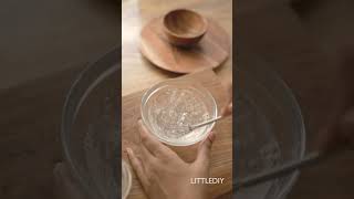 Make clear aloe vera gel at home  full video on channel LITTLEDIY [upl. by Latsyrd]