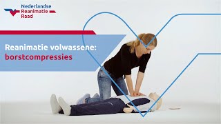 Reanimatie volwassene borstcompressies [upl. by Atiras]