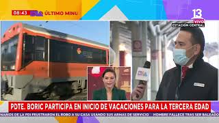 Comienzan vacaciones para la tercera edad en tren al sur Tu Día 2022 [upl. by Beatriz]