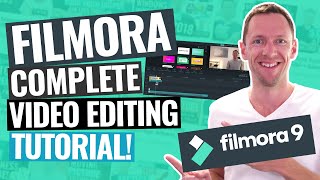 Wondershare Filmora  QUICK START Video Editing Tutorial [upl. by Enreval246]