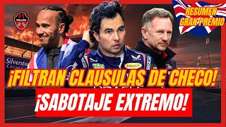 Red Bull destroza la carrera de Checo para obtener datos para Max  Filtran cláusulas de su contrato [upl. by Swope]