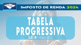 IRPF 2024 Tabela Progressiva da Declaração do Imposto de Renda 2024 [upl. by Post]