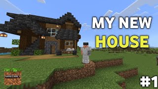 How To Build A Survival SPURCE HOUSE In Minecraft  1 [upl. by Mcgaw]