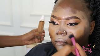 Jifunze Makeup ya Mtu Mweusi Hatua kwa Hatua [upl. by Edrahs]