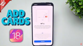 iOS 18 How to Add Visa Card iPhone [upl. by Westley]