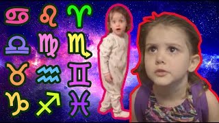 Zodiac Signs As KIDS  Astrology FUNNY compilation [upl. by Haneen]