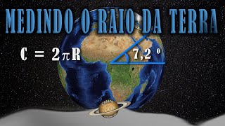 Eratóstenes calculando o raio da Terra [upl. by Iblehs337]