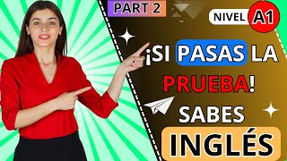 02 Examen de INGLÉS 📚 Demuestra tu nivel en solo 10 minutos  Nivel A1 🚀 [upl. by Aibun]