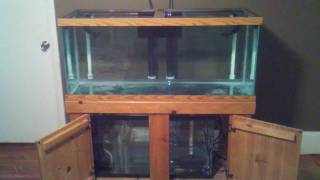 75 Gallon reef tank build first run  drilled [upl. by Eelyah]