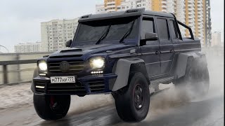 ГЕЛИК G63 AMG 6X6 MANSORY за 150 млн РУБЛЕЙ ОДИН В РОССИИ МАШИНЫ ОЛИГАРХА [upl. by Nileek]