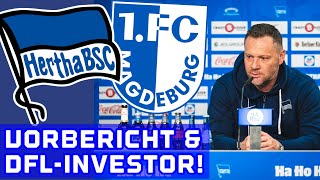 Vorbericht Hertha BSC vs FC MAGDEBURG Meine Aufstellungen DFLInvestor Blackstone steigt aus [upl. by Notsirk]