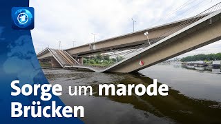 Nach Brückeneinsturz in Dresden Sorge um marode Brücken [upl. by Harriott]