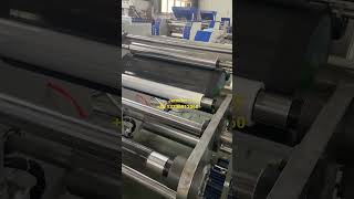 Coreless stretch film rewinding machine [upl. by Danziger]