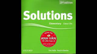 Solutions Elementary Students Book  Unit 2 [upl. by Aviva]