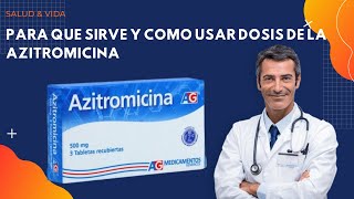 AZITROMICINA  PARA QUÉ SIRVE [upl. by Patrizia]