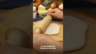 Tortillas de harina rellenas [upl. by Ahsilat]