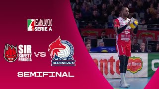 Sir Safety Susa Perugia 🆚 Gas Sales Bluenergy Piacenza  Semi Final Highlights  Coppa Italia [upl. by Eyahs]