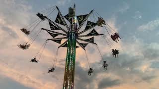 Williamson County Fair 2021 Rides and Atmosphere  Franklin TN [upl. by Nwad745]