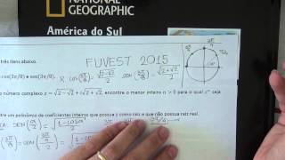 Trigonometria e Complexos  FUVEST 2015  2ª fase [upl. by Selma853]