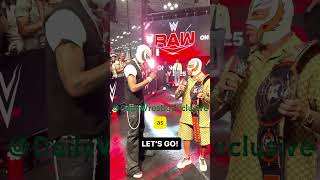 Rey Mysterio Presents Travis Scott a Personalized Championship 🎉 wwe [upl. by Nereids10]