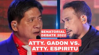 SMNI SENATORIAL DEBATE 2022  NAGKAINITAN SINA LARRYGADON AT LUKE ESPIRITU [upl. by Aralc]