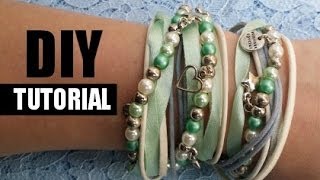 Wikkelarmband Maken DIY Video Tutorial [upl. by Caswell]