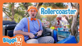 BLIPPI’S TOP TEN AMUSEMENT PARKS  Blippi  Educational Songs For Kids Inclusive Explorers [upl. by Tracie]