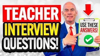 TEACHER INTERVIEW QUESTIONS amp ANSWERS How to PREPARE for a TEACHER JOB INTERVIEW [upl. by Kreis]