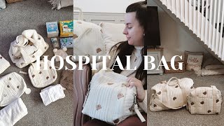 PACK MY HOSPITAL BAG WITH ME🤍 SECOND TIME MUM UK🫶🏼 [upl. by Nicolella]