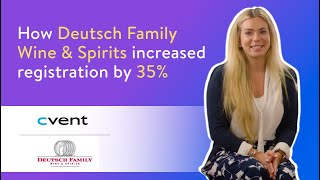 Deutsch Family Wine amp Spirits centralized its event data with Cvent technology [upl. by Mahon394]