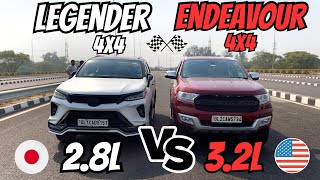 Legender VS Endeavour  28L VS 32L 4X4 most demanding drag race ♥️🤍 🇺🇸 VS 🇯🇵 [upl. by Aecila]